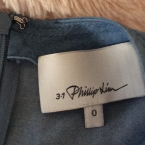 3.1 Phillip Lim  HOST PICK frayed denim top - Picture 6 of 8